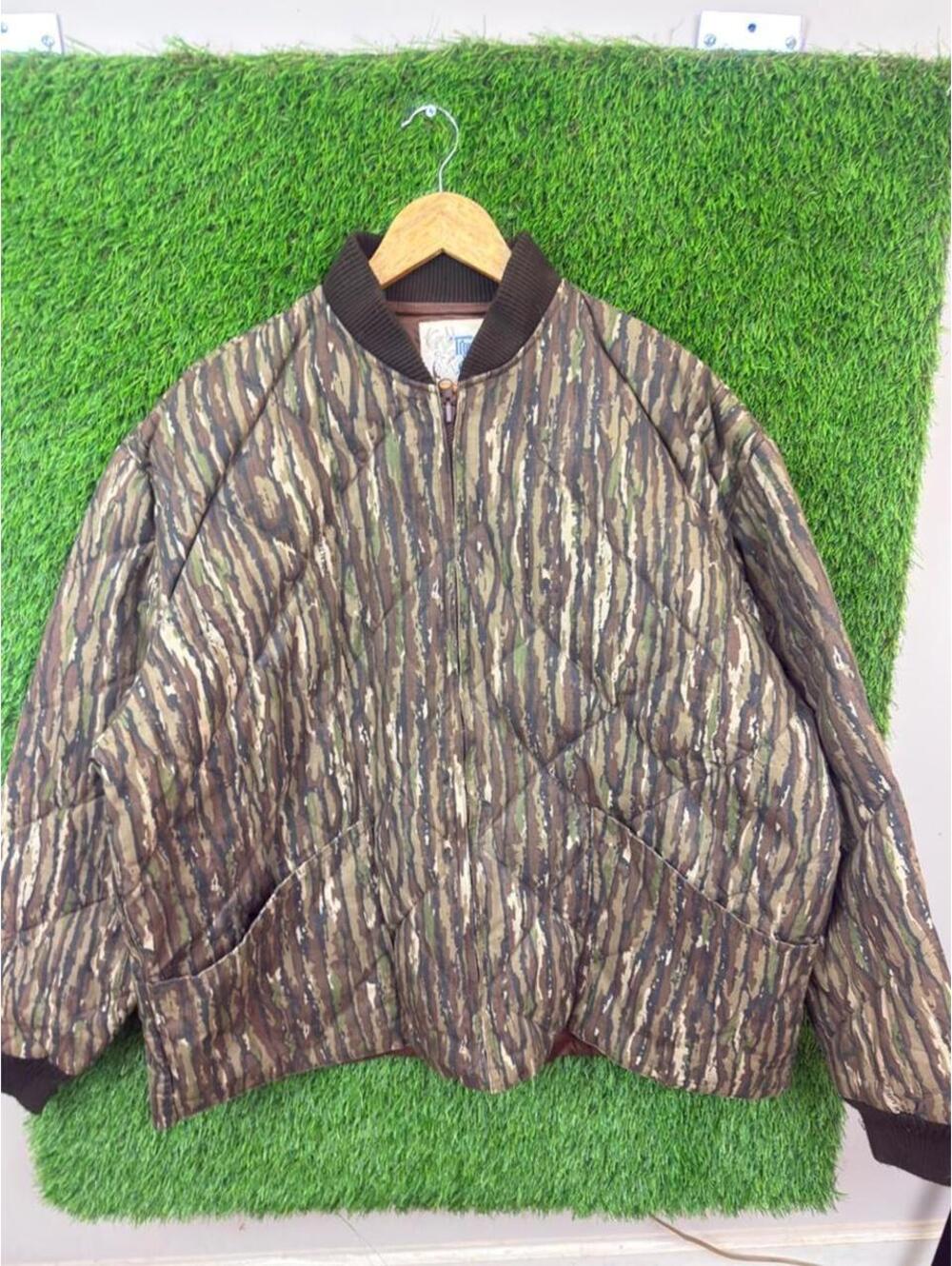 Trophy Club Mossy Oak Camo Goose Down Hunting Jacket XXL Tall